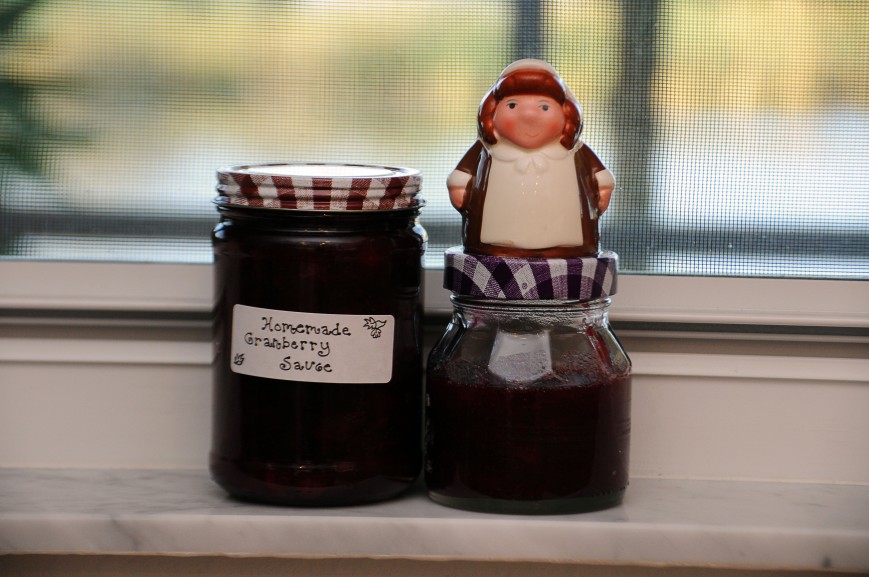 Homemade Cranberry Sauce. Thanks to Pioneer Woman!